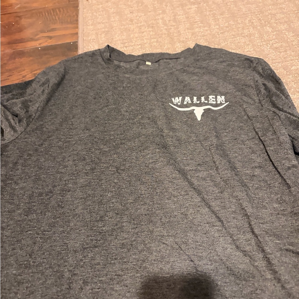 Wallen Charcoal Long Sleeve Tee